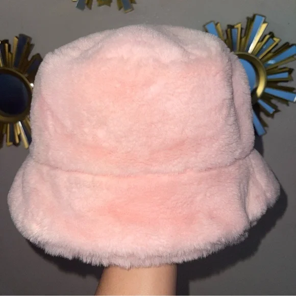 NWT Pink Prada Shearling Fur Hat Adult - Picture 2 of 11